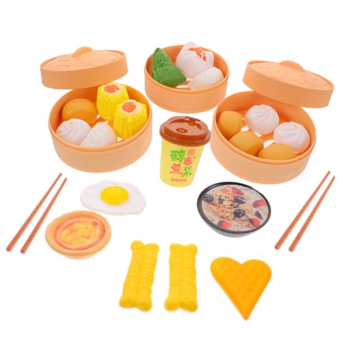 COSMEVIVI Frühstücks-spielset – Küchenspielzeug Für Kinder – Dim Sum-Spielzeug Für Kinder – Rollenneutral – Realistische Details – Ideal Für Rollenspiele von COSMEVIVI
