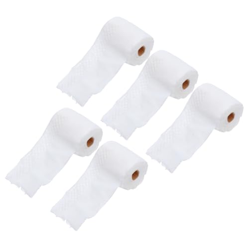 COSMEVIVI 5Stücke Toilettenpapier für Puppenhaus Realistische Gewebedekoration Requisite für Mini Szenen und Rollenspiele Sicher und Langlebig für Kreative COSMEVIVI 5Stücke Toilettenpapier für Puppenhaus Realistische Gewebedekoration Requisite für Mini Szenen und Rollenspiele Sicher und Langlebig für Kreative von COSMEVIVI