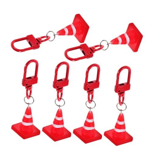 COSMEVIVI 6 Stück Leitkegel Anhänger, Mini Schlüsselanhänger, Mini Verkehrskegel, Schlüsselanhänger, Dekoration, Mini Verkehrskegel, Schlüsselanhänger, Kleiner Verkehrskegel, Verkehrskegel COSMEVIVI 6 Stück Leitkegel Anhänger, Mini Schlüsselanhänger, Mini Verkehrskegel, Schlüsselanhänger, Dekoration, Mini Verkehrskegel, Schlüsselanhänger, Kleiner Verkehrskegel, Verkehrskegel von COSMEVIVI
