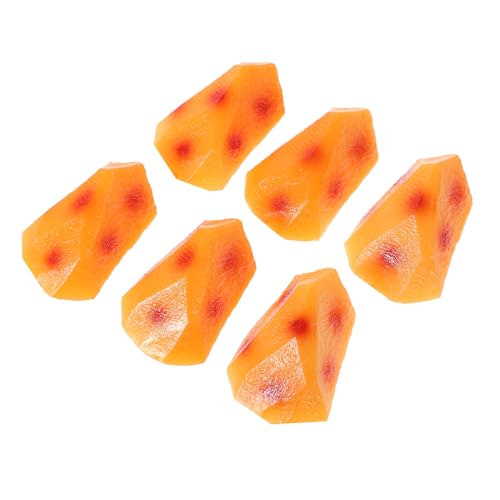 COSMEVIVI 6 Stück Simulierte Ofenkartoffeln, Dekorationen Im Landhausstil, Kleine Kartoffelstücke, Requisiten, Kartoffelverzierungen Für Die Küche, Kartoffelmodelle, COSMEVIVI 6 Stück Simulierte Ofenkartoffeln, Dekorationen Im Landhausstil, Kleine Kartoffelstücke, Requisiten, Kartoffelverzierungen Für Die Küche, Kartoffelmodelle, von COSMEVIVI