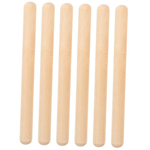 COSMEVIVI 6 Stück Teiliges Rhythmus Stick aus Ahornholz Langlebige Schlaginstrumente mit Abgerundeten Kanten Umweltfreundlich und Sicher für Musikspielzeug und Kreative Entwicklung von COSMEVIVI 6 Stück Teiliges Rhythmus Stick aus Ahornholz Langlebige Schlaginstrumente mit Abgerundeten Kanten Umweltfreundlich und Sicher für Musikspielzeug und Kreative Entwicklung von von COSMEVIVI
