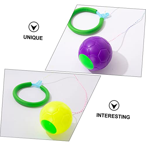 COSMEVIVI 6 Stück Teiliges Sprungball für Bunte Fitness Spielzeuge zum Überspringen für Outdoor Aktivitäten Fördert Koordination und Bewegung für Spiel und Sport Zufällige von COSMEVIVI