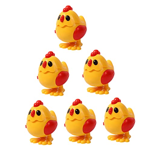 COSMEVIVI 6pcs Entzückende Wind -up -hühnerspielzeug Kinder Geburtstagsgeschenke (Farbe) von COSMEVIVI