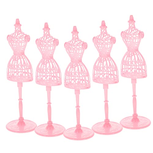 COSMEVIVI 6st Puppenaufhänger Monster Schaufensterpuppe Miniaturpuppen Prinzessin Kleine Kleiderform Kleiderständer Für Minipuppen Puppenkleid Steht Puppenzubehör Rosa Plastik COSMEVIVI 6st Puppenaufhänger Monster Schaufensterpuppe Miniaturpuppen Prinzessin Kleine Kleiderform Kleiderständer Für Minipuppen Puppenkleid Steht Puppenzubehör Rosa Plastik von COSMEVIVI