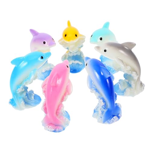 COSMEVIVI 7 Stück Mikro Landschaftsdelfin, Winzige Delfinfiguren, Miniaturtiere, Gartenlandschaft, Delfindekoration, Winziger Aus Kunstharz, Miniatur Delfinfiguren, Winzige Tierfiguren COSMEVIVI 7 Stück Mikro Landschaftsdelfin, Winzige Delfinfiguren, Miniaturtiere, Gartenlandschaft, Delfindekoration, Winziger Aus Kunstharz, Miniatur Delfinfiguren, Winzige Tierfiguren von COSMEVIVI