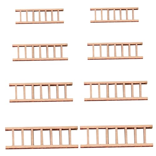COSMEVIVI 8 Stück Teiliges Mini Holzleiter für Puppenhaus Naturfarbene Miniatur Möbel Robustes DIY Zubehör für Garten Deko und Mikrolandschaft Vielseitig für Miniaturen und Bastelprojekte COSMEVIVI 8 Stück Teiliges Mini Holzleiter für Puppenhaus Naturfarbene Miniatur Möbel Robustes DIY Zubehör für Garten Deko und Mikrolandschaft Vielseitig für Miniaturen und Bastelprojekte von COSMEVIVI