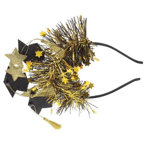 COSMEVIVI Abschluss Stirnband Abschlussfoto-Requisite Mütze Kopfschmuck Abschluss Stirnband Dekoratives Haarband Grad Kopfbedeckung Quaste Haarband Grad-Haar-Accessoires Eisendraht COSMEVIVI Abschluss Stirnband Abschlussfoto-Requisite Mütze Kopfschmuck Abschluss Stirnband Dekoratives Haarband Grad Kopfbedeckung Quaste Haarband Grad-Haar-Accessoires Eisendraht von COSMEVIVI