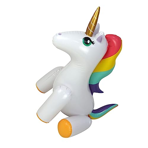 COSMEVIVI Aufblasbarer Einhorn Sprinkler für Freien Lustiges Wasserspielzeug für Garten für Sommerpartys und Spielspaß im Freien COSMEVIVI Aufblasbarer Einhorn Sprinkler für Freien Lustiges Wasserspielzeug für Garten für Sommerpartys und Spielspaß im Freien von COSMEVIVI