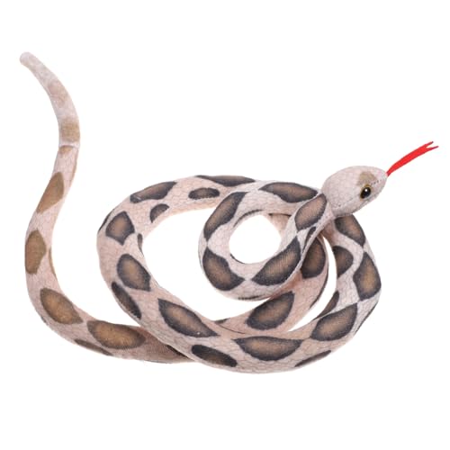 COSMEVIVI Boa Constrictor Spielzeug Stofftiere Schlangendekoration Realistisches Schlangenmodell Künstliche Plüschschlange Dekorative Schlangenpuppe Schlange Kognitives Modell Ausgestopfte von COSMEVIVI