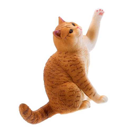 COSMEVIVI Britisches Kurzhaarkatzenmodell Lebensechte Katzenfigur Dekoratives Katzendekor Hallo Miniatur Simulieren Miniaturkatze Kleine Katzenverzierung Katzenmodell Drinnen Orange Plastik COSMEVIVI Britisches Kurzhaarkatzenmodell Lebensechte Katzenfigur Dekoratives Katzendekor Hallo Miniatur Simulieren Miniaturkatze Kleine Katzenverzierung Katzenmodell Drinnen Orange Plastik von COSMEVIVI