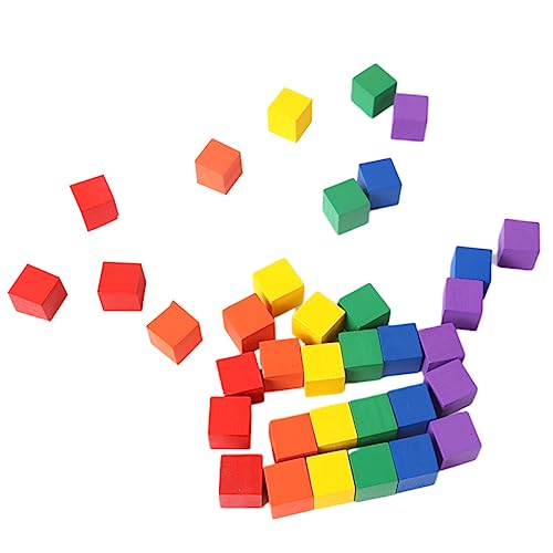 COSMEVIVI Bunte Holzbausteine Quadratische Würfel Für DIY Bastelwürfel Für Kreatives Und Lernen Große Holzklötze Für Und Vorschulkinder COSMEVIVI Bunte Holzbausteine Quadratische Würfel Für DIY Bastelwürfel Für Kreatives Und Lernen Große Holzklötze Für Und Vorschulkinder von COSMEVIVI