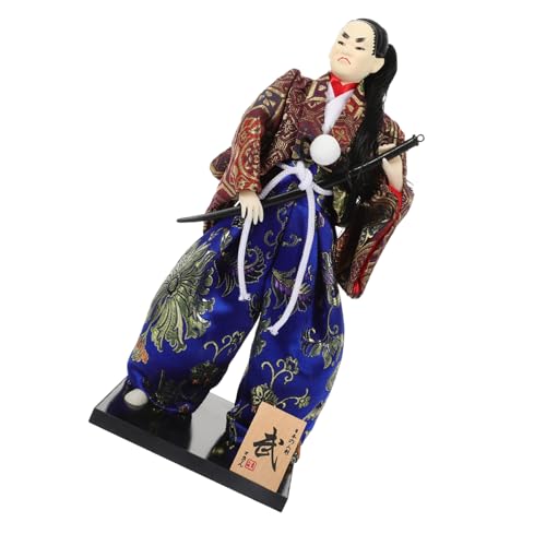 COSMEVIVI Bushido Actionfigur Dekorative Puppentisch Mittelstücke Japanisches Desktop Ornament Puppenornament Puppendekor Japanische Partydekorationen Japanisches Schreibtischdekor von COSMEVIVI