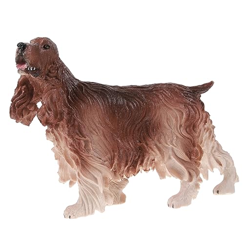 COSMEVIVI Cocker Spaniel Modell Hundedekoration Tierfiguren Hundefigur Hundespielzeug Hundefigur Kleine Hundestatue Tierfiguren Künstliches Hundeornament Simulation Hundestatue Gefälschtes von COSMEVIVI