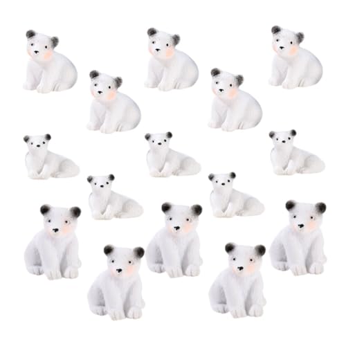 COSMEVIVI Spielzeug Weißer Bär Figuren Harz Schmuck Garten Decor Hof Dekoration Tier Modelle COSMEVIVI Spielzeug Weißer Bär Figuren Harz Schmuck Garten Decor Hof Dekoration Tier Modelle von COSMEVIVI