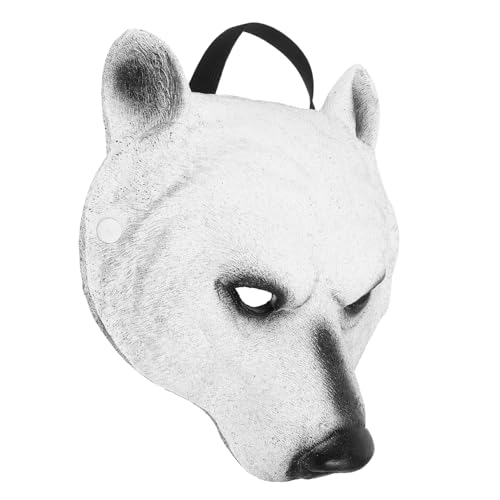 COSMEVIVI Eisbärmaske, Tiergesichtsmaske, Damenmaske, Bärenmaske Für Kinder, Maskenballmasken, Bärenmaske Für Frauen, Festivalmaskendekorationen, Festivalpartymaskendekorationen, COSMEVIVI Eisbärmaske, Tiergesichtsmaske, Damenmaske, Bärenmaske Für Kinder, Maskenballmasken, Bärenmaske Für Frauen, Festivalmaskendekorationen, Festivalpartymaskendekorationen, von COSMEVIVI