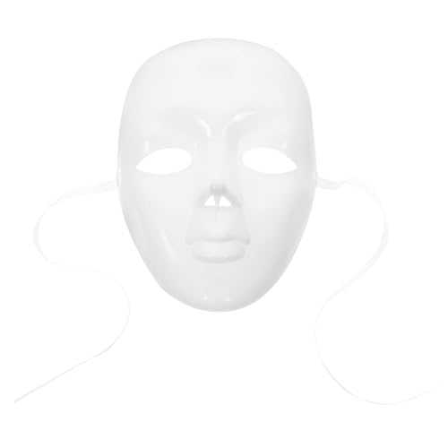 COSMEVIVI Handbemalte Maske Weiße Blank Maske Für Maskerade Und Cosplay Mehrfachverwendbare Accessoire Für Kreative Partys Und Tanzveranstaltungen COSMEVIVI Handbemalte Maske Weiße Blank Maske Für Maskerade Und Cosplay Mehrfachverwendbare Accessoire Für Kreative Partys Und Tanzveranstaltungen von COSMEVIVI