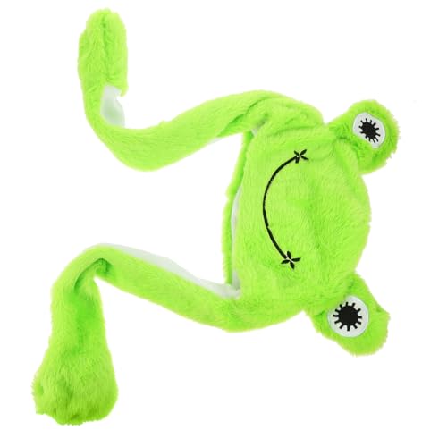 COSMEVIVI Froschhut, Ohrenhut, Festival Kopfbedeckung, Cosplay Kopfbedeckung, Party Kopfbedeckung, Performance Hut, Requisite, Frosch Kopfschmuck, Frosch Kopfbedeckung, Plüschhut, Plüsch COSMEVIVI Froschhut, Ohrenhut, Festival Kopfbedeckung, Cosplay Kopfbedeckung, Party Kopfbedeckung, Performance Hut, Requisite, Frosch Kopfschmuck, Frosch Kopfbedeckung, Plüschhut, Plüsch von COSMEVIVI