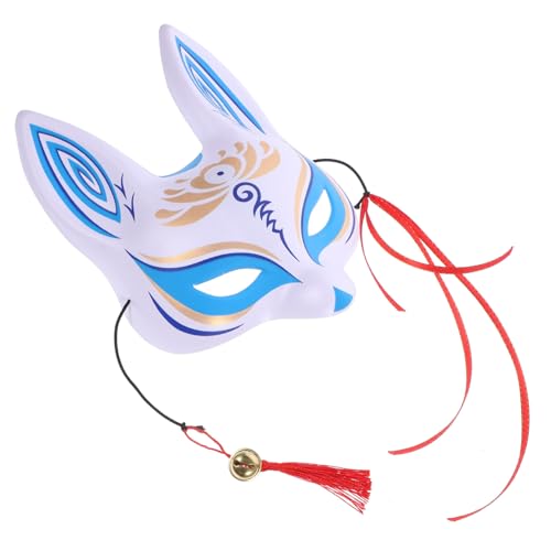 COSMEVIVI Fuchsmaske Im Japanischen Stil, Fuchsmaske, Cosplay Partymaske, Fuchsmaske, Requisite, Halbe Gesichtsmaske, Maskerade Party Fuchsmaske, Maskerade Fuchsmaske, Maskerade Party von COSMEVIVI
