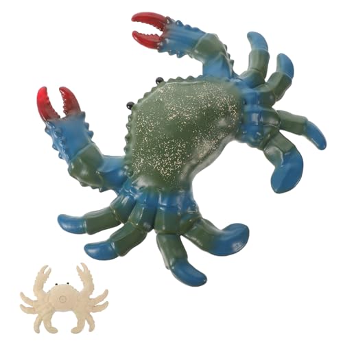 COSMEVIVI Grüne Krabbenspielzeuge, Lernsimulation Krabbe, Meerestiermodell, Spielzeug, Krabbendekoration, Simulation, Meerestiersimulation, Tiermodell, Entzückende Gefälschte Krabbe, COSMEVIVI Grüne Krabbenspielzeuge, Lernsimulation Krabbe, Meerestiermodell, Spielzeug, Krabbendekoration, Simulation, Meerestiersimulation, Tiermodell, Entzückende Gefälschte Krabbe, von COSMEVIVI