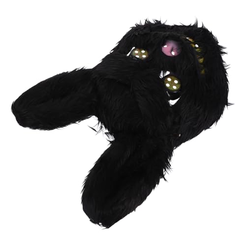 COSMEVIVI Hasenmaske entsetzlich Hase Gesichtsmaske Hasenohr Halloween-Hase-Kostüm böser Hase halloween maske schwarz maske lustige Halloween-Masken für Erwachsene Kaninchenmaske Kunststoff von COSMEVIVI