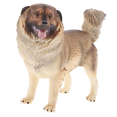 COSMEVIVI Hund Dekofigur Hochwertige Kaukase Hund Figur Realistische Stehende Hundefigur Aus Cartoon Hund Skulptur Für Wohnzimmer Büro Oder Als Dekoration Deko Hund von COSMEVIVI
