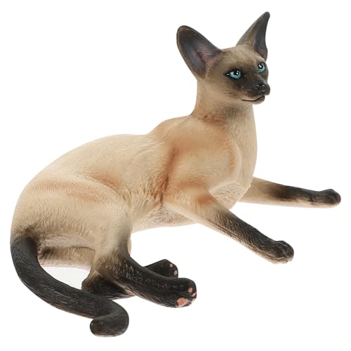 COSMEVIVI Katzenkunstskulpturen Katzen Heimdekorationsstatue Umarmende Katzenstatue Desktop Ornament Realistische Kätzchenmodelle Kätzchen Ornament Exquisite Katzenfigur Katzenstatue von COSMEVIVI