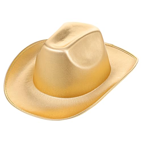 COSMEVIVI Korkhut Goldener Cowboyhut Cowboy Cowgirl-kostüm Kappe Lustiger Hut Disco-cowgirl Cowgirl-hut Bierhut Funkelnder Cowboyhut Partyhut Disco-cowboyhut Cowgirls Sonnenhut Golden Eva COSMEVIVI Korkhut Goldener Cowboyhut Cowboy Cowgirl-kostüm Kappe Lustiger Hut Disco-cowgirl Cowgirl-hut Bierhut Funkelnder Cowboyhut Partyhut Disco-cowboyhut Cowgirls Sonnenhut Golden Eva von COSMEVIVI