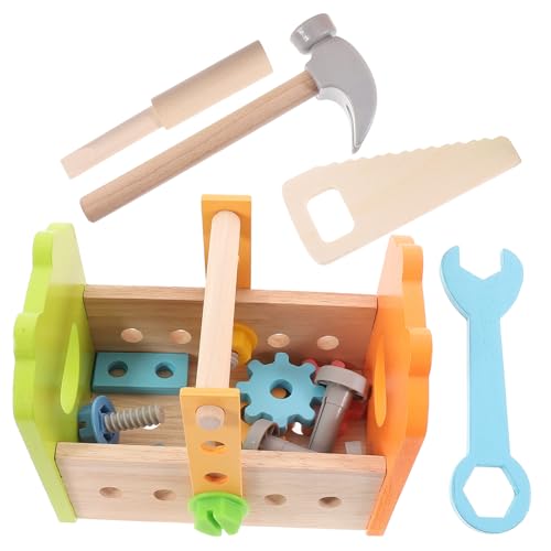 COSMEVIVI Werkstatt Kinder Kreatives Werkzeugset Aus 1 Set Mit Vielseitigen Werkzeugen Für Perfektes Lernspielzeug Für Kreatives Und Frühe Bildung Ideales Für Kleine Handwerker Magnet Spielzeug Kinder von COSMEVIVI