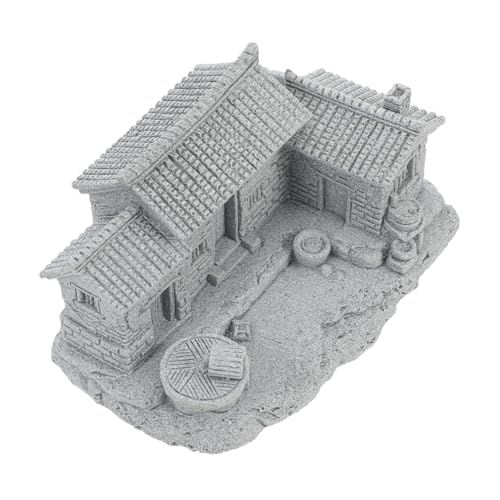 COSMEVIVI Mini Imitation Im Chinesischen Stil, Kleines, Landschaftshaus, Kleine Hausdekoration, Miniatur Hausdekoration, Bonsai, Kleine Hausverzierung, Mini, Kunsthandwerk, Mikro von COSMEVIVI