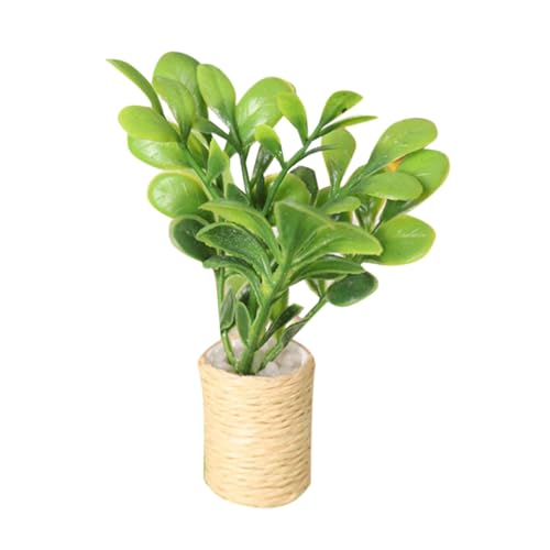 COSMEVIVI Mini Modellbaum, Mini Hausdekor, Simulation Bonsai, Puppenhaus, Topfpflanzen, Bonsai Modell, Verzierungen, Mini Topfpflanze, Kleines Hausdekor, Künstliche Minipflanzen Schmücken von COSMEVIVI