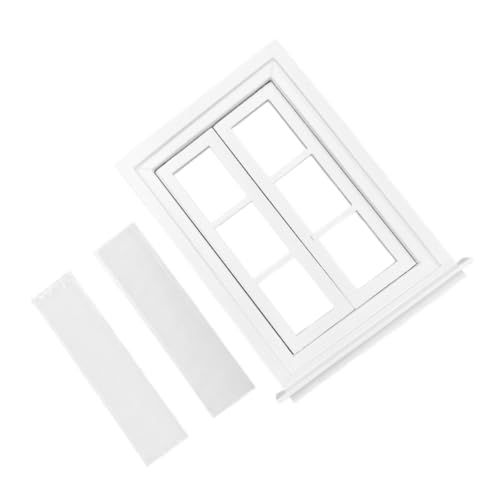 COSMEVIVI Mini Möbelfenster, Mini Requisite, Puppenzubehör, Mini Landschaftsverzierungen, Mikro Landschaftsmodelle, Winzige Fensterrahmen Dekoration, Puppenhauszubehör, Puppenhauszubehör COSMEVIVI Mini Möbelfenster, Mini Requisite, Puppenzubehör, Mini Landschaftsverzierungen, Mikro Landschaftsmodelle, Winzige Fensterrahmen Dekoration, Puppenhauszubehör, Puppenhauszubehör von COSMEVIVI