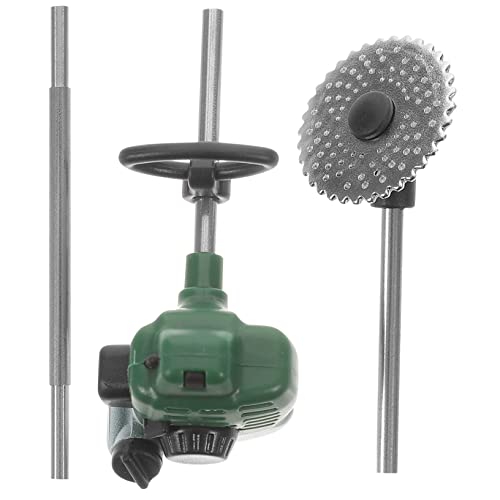 COSMEVIVI Mini Rasenmäher, Mini Mäher, Miniatur Mähermodell, Miniatur Rasenmäher Für Puppenhaus, Kleiner Rasenmäher Für Puppenhaus, Miniatur Rasenmäher Zur Dekoration, Puppenhaus von COSMEVIVI