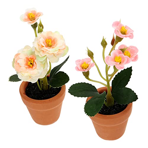 COSMEVIVI Pflanze Künstlich Klein Miniatur Bonsai Pflanzen Im Blumentopf Künstliche Topfpflanzen Deko Miniature Flowerpot Für Und Garten Und Farbvarianten Perfekt Für Dioramaartige Kunstpflanzen Klein von COSMEVIVI