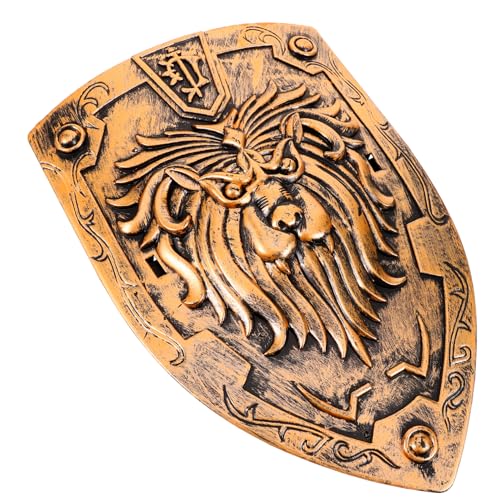 COSMEVIVI Mittelalterliches Cosplay-Schild Mit Löwenmotiven Robustes Requisit Für Rollenspiele Für Theateraufführungen Und Kostümpartys Sicher Und Langlebig Attraktives Design Für COSMEVIVI Mittelalterliches Cosplay-Schild Mit Löwenmotiven Robustes Requisit Für Rollenspiele Für Theateraufführungen Und Kostümpartys Sicher Und Langlebig Attraktives Design Für von COSMEVIVI