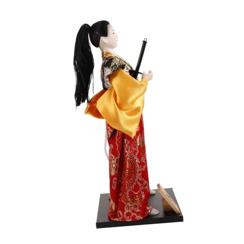 COSMEVIVI Samurai-doll Japanische Dekoration Handgefertigte Samurai Figur Als Tischornament Für Asiatische Wohnkultur Japanische Puppen Als Stilvolle Home Decor Für Schreibtisch Und von COSMEVIVI