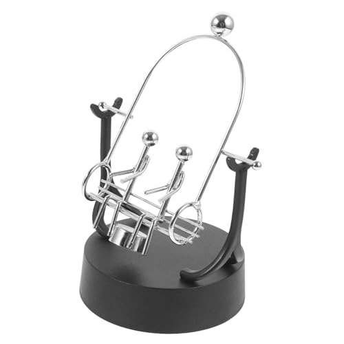 COSMEVIVI Permanent Desktop-schmuck Newton Wiege Schreibtischspielzeug Schaukelkunst Ewiges Desktop-Spielzeug Physisches Schaukelspielzeug Balance Kugeln Schreibtischdekoration Silver Eisen COSMEVIVI Permanent Desktop-schmuck Newton Wiege Schreibtischspielzeug Schaukelkunst Ewiges Desktop-Spielzeug Physisches Schaukelspielzeug Balance Kugeln Schreibtischdekoration Silver Eisen von COSMEVIVI