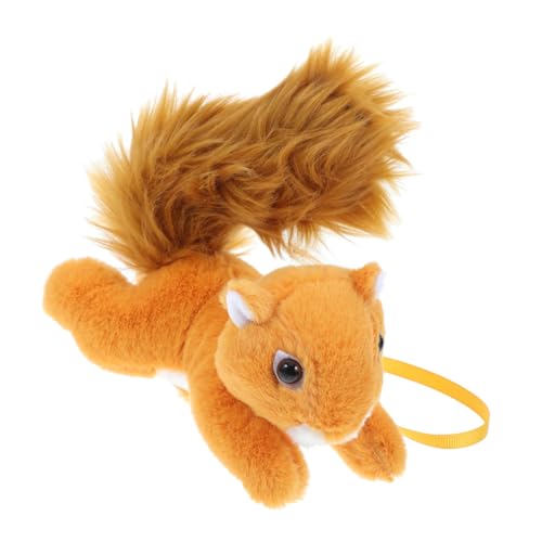 COSMEVIVI Plüsch Eichhörnchen Schultertier Kuscheliges Weiches Tierkostüm Accessoire für Fasching Karneval und Cosplay Charmante Simulation Deko für Junge Mädchen und COSMEVIVI Plüsch Eichhörnchen Schultertier Kuscheliges Weiches Tierkostüm Accessoire für Fasching Karneval und Cosplay Charmante Simulation Deko für Junge Mädchen und von COSMEVIVI