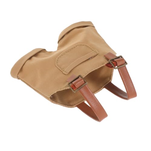 COSMEVIVI Plüschpuppen Overalls aus Weichem Baumwollstoff Denim Latzhose in Khaki Austauschbare Puppenbekleidung für Kuscheltiere Stylische Kleidung für Stoffbären und Puppenzubehör von COSMEVIVI