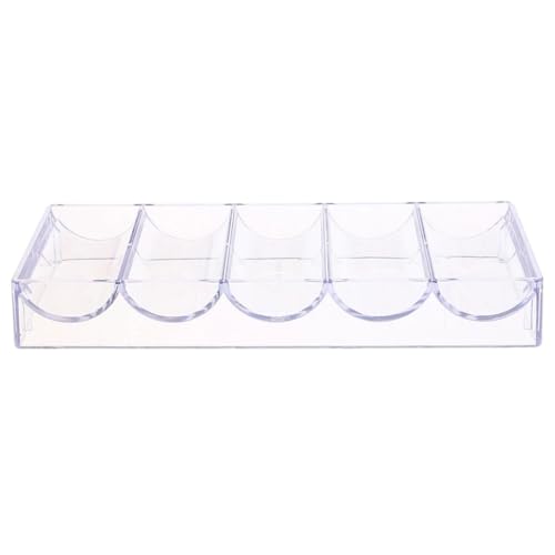 COSMEVIVI Poker Chips Lagerung Box Acryl Kreative Chips Container für Party Spiel Sicher von COSMEVIVI