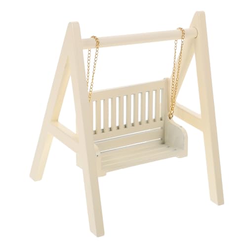 COSMEVIVI Doll House Miniatur Schaukel für Puppen Klassische Mini Swing für Puppenhäuser aus Strapazierfähigem Material für Kinderzimmer und Miniaturmodelle von COSMEVIVI
