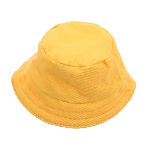 COSMEVIVI Mini-Puppenmütze gelb Bastel-Miniaturhut Puppenmütze aus Polyester wiederverwendbar und leicht zum Verkleiden von Puppen COSMEVIVI Mini-Puppenmütze gelb Bastel-Miniaturhut Puppenmütze aus Polyester wiederverwendbar und leicht zum Verkleiden von Puppen von COSMEVIVI