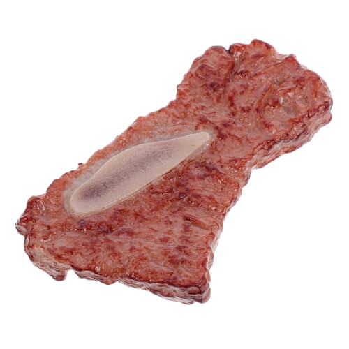 COSMEVIVI Realistisches Fake Steak für Fotografie Puppenhaus Zubehör Kreative Kochdekoration und Kindliches Rollenspiel Lernspielzeug COSMEVIVI Realistisches Fake Steak für Fotografie Puppenhaus Zubehör Kreative Kochdekoration und Kindliches Rollenspiel Lernspielzeug von COSMEVIVI
