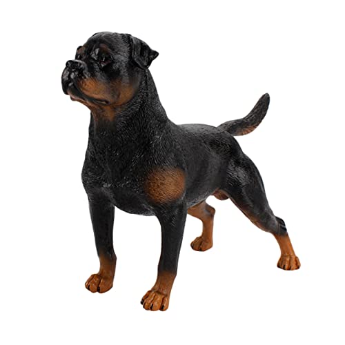COSMEVIVI Realistisches Rottweiler Hundemodell Aus Dekorative Figur Für Schreibtisch Fotografie Requisiten Und Bildungszwecke Für von COSMEVIVI