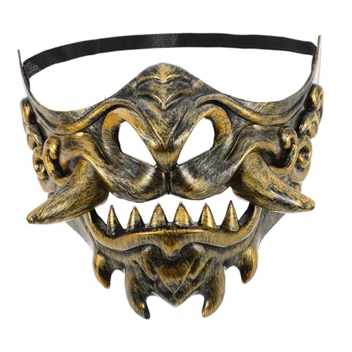 COSMEVIVI Samurai Cosplay Maske für Männer Frauen für Maskerade Partys Festivals Auffälliges Design Atmungsaktiv Komfortabel COSMEVIVI Samurai Cosplay Maske für Männer Frauen für Maskerade Partys Festivals Auffälliges Design Atmungsaktiv Komfortabel von COSMEVIVI