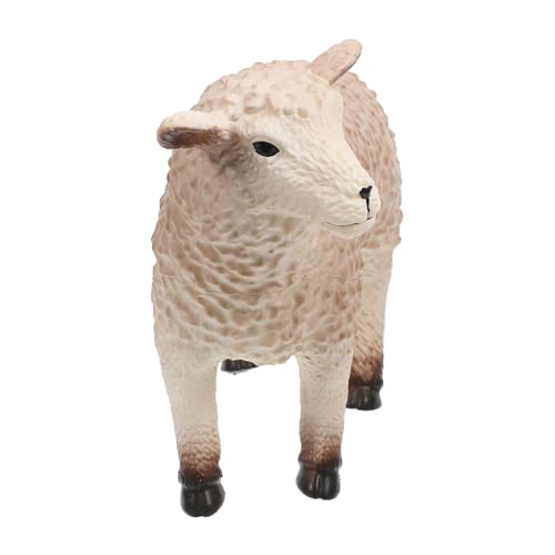 COSMEVIVI Schafspielzeug Ziegenmodelle Rasenstatuen Dekorative Mini Ziegendekore Mini Ziegenstatue Tierziegenmodell Desktop Miniziegen Ziegenornament Ziegenfigur Kleintierdekor von COSMEVIVI