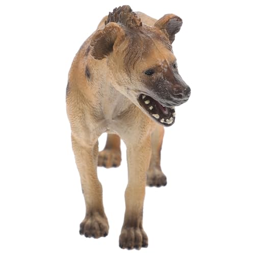 COSMEVIVI Simulationshyänenmodell, Kleines Hyänenmodell, Wildtiermodell, Simuliertes Hyänenmodell, Wildtierspielzeug, Kognitives Kinderspielzeug, Simulation Von Wildtieren, von COSMEVIVI