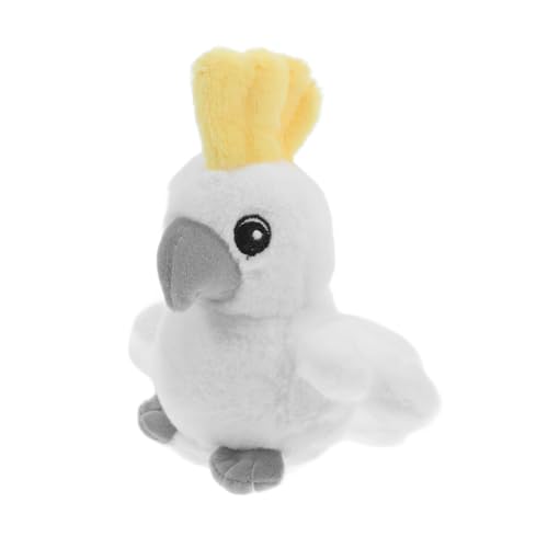COSMEVIVI Simulationspapageien Ornamente, Realistische Papageien Ornamente, Plüschvogelpuppe, Stofftierspielzeug, Piratenpapagei Vogelmodell, Piratenvogel Für Die Schulter, von COSMEVIVI