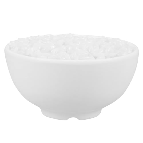 COSMEVIVI Simulierter Weißer Reis, Plastikdekor, Gefälschter Gekochter Reis, Realistisches Essen, Plastikschüssel, Reis Requisite, Gedämpfter Reis, Modell Gekochter Reis, Display Requisite, COSMEVIVI Simulierter Weißer Reis, Plastikdekor, Gefälschter Gekochter Reis, Realistisches Essen, Plastikschüssel, Reis Requisite, Gedämpfter Reis, Modell Gekochter Reis, Display Requisite, von COSMEVIVI