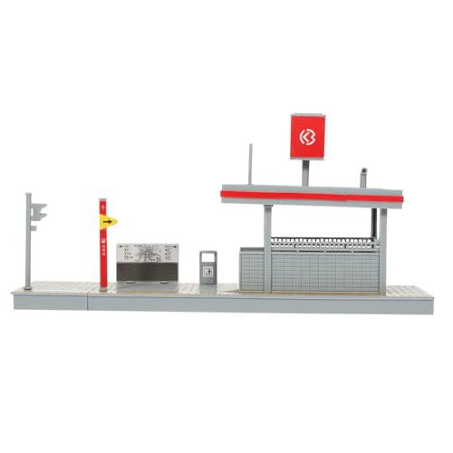 COSMEVIVI U Bahn Stationsmodell Plattformspielzeug Für Spiele DIY U Bahn Plattform Spielplattformmodell Kinder DIY Spielzeug Kinderspielzeug Kinderplattformmodell Simulation U Bahn von COSMEVIVI