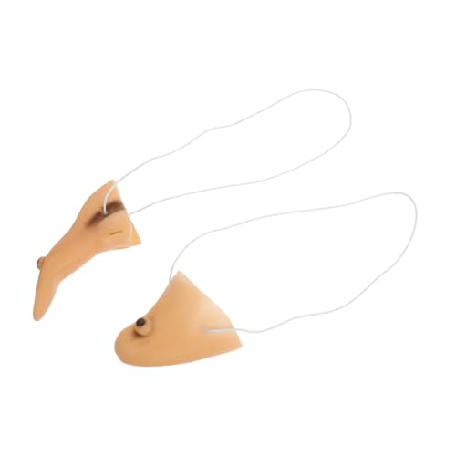 COSMEVIVI Verstellbares Hexen Nasen und Kinn für Maskerade Halloween Kostüm Cosplay Party Zubehör für Damen und Herren Robustes Material Komfortabel Einzigartiges Design für Karneval und von COSMEVIVI